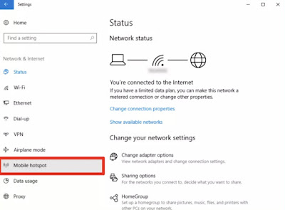 Cara Membuat Hotspot Di Komputer Windows 10